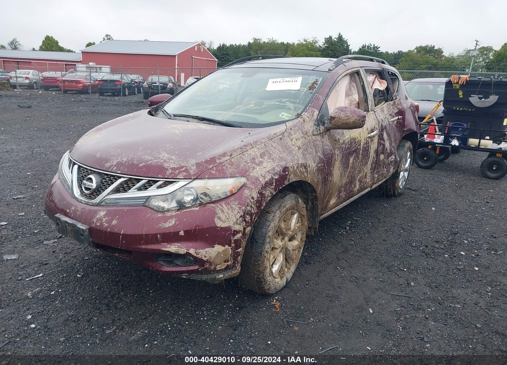 2011 NISSAN MURANO SL VIN: JN8AZ1MW6BW175128