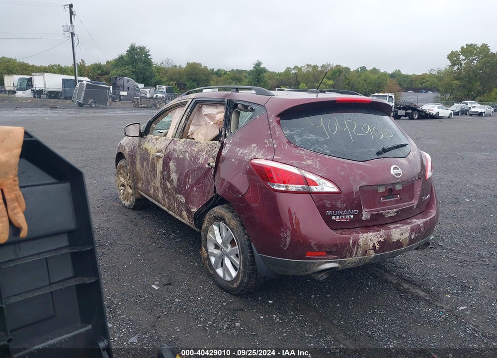 2011 NISSAN MURANO SL VIN: JN8AZ1MW6BW175128