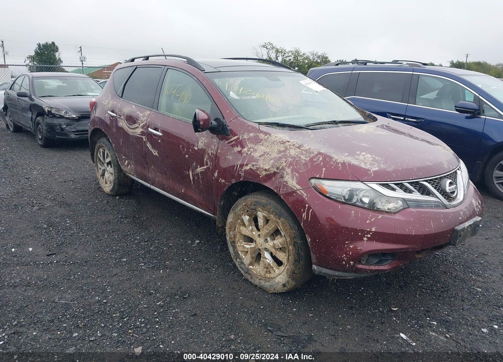 2011 NISSAN MURANO SL VIN: JN8AZ1MW6BW175128