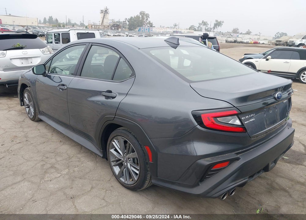 2022 SUBARU WRX VIN: JF1VBAA60N9018015