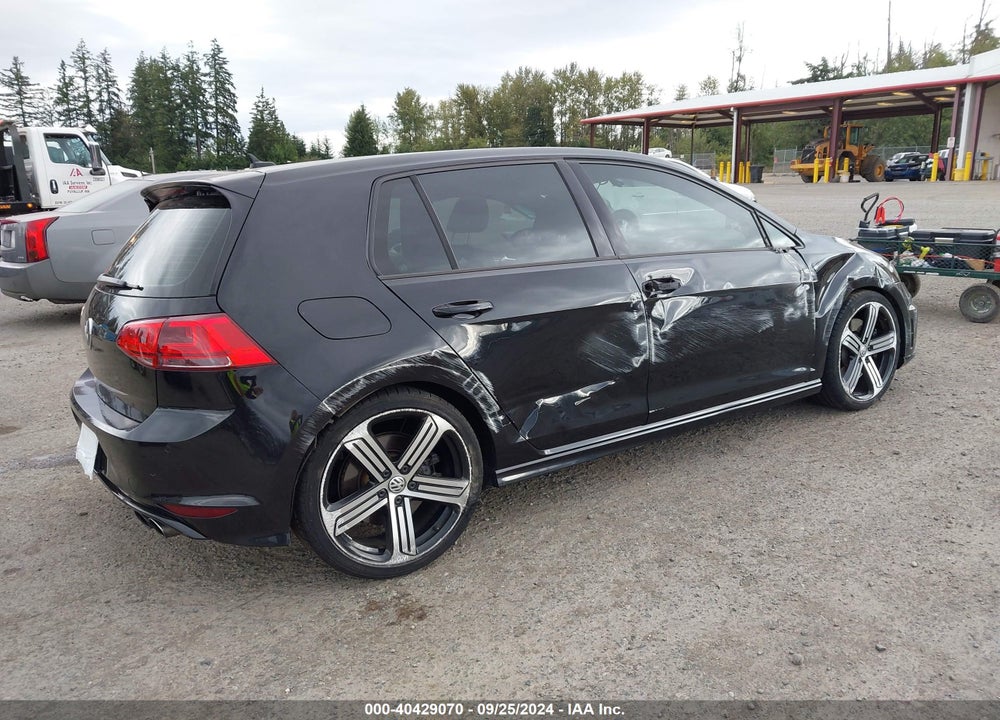 2015 VOLKSWAGEN GOLF R 4-DOOR VIN: WVWLF7AU7FW163403