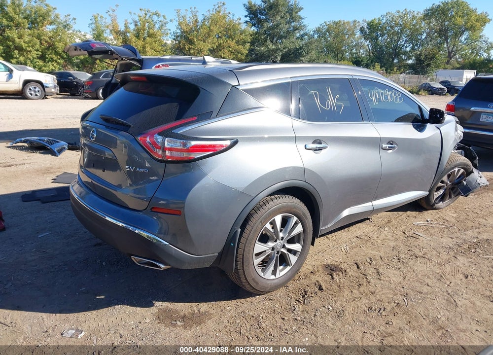 2018 NISSAN MURANO SV VIN: 5N1AZ2MH7JN146823