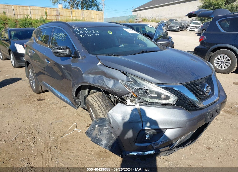 2018 NISSAN MURANO SV VIN: 5N1AZ2MH7JN146823