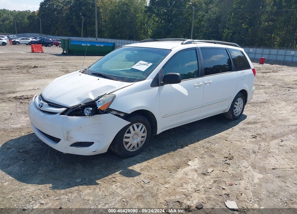 2008 TOYOTA SIENNA LE VIN: 5TDZK23C38S133251