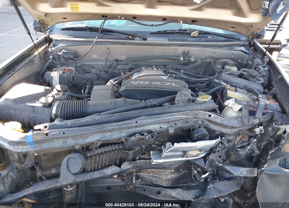 2002 TOYOTA TUNDRA SR5 V8 VIN: 5TBRT341X2S322916