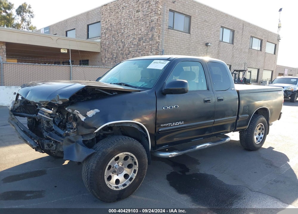 2002 TOYOTA TUNDRA SR5 V8 VIN: 5TBRT341X2S322916