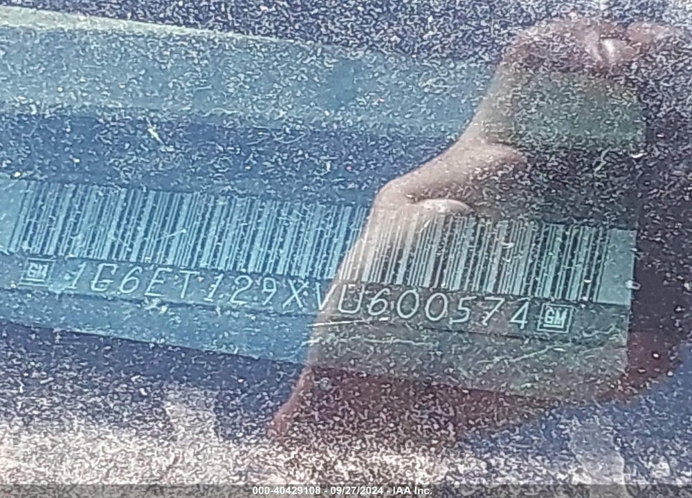 1997 CADILLAC ELDORADO TOURING VIN: 1G6ET129XVU600574
