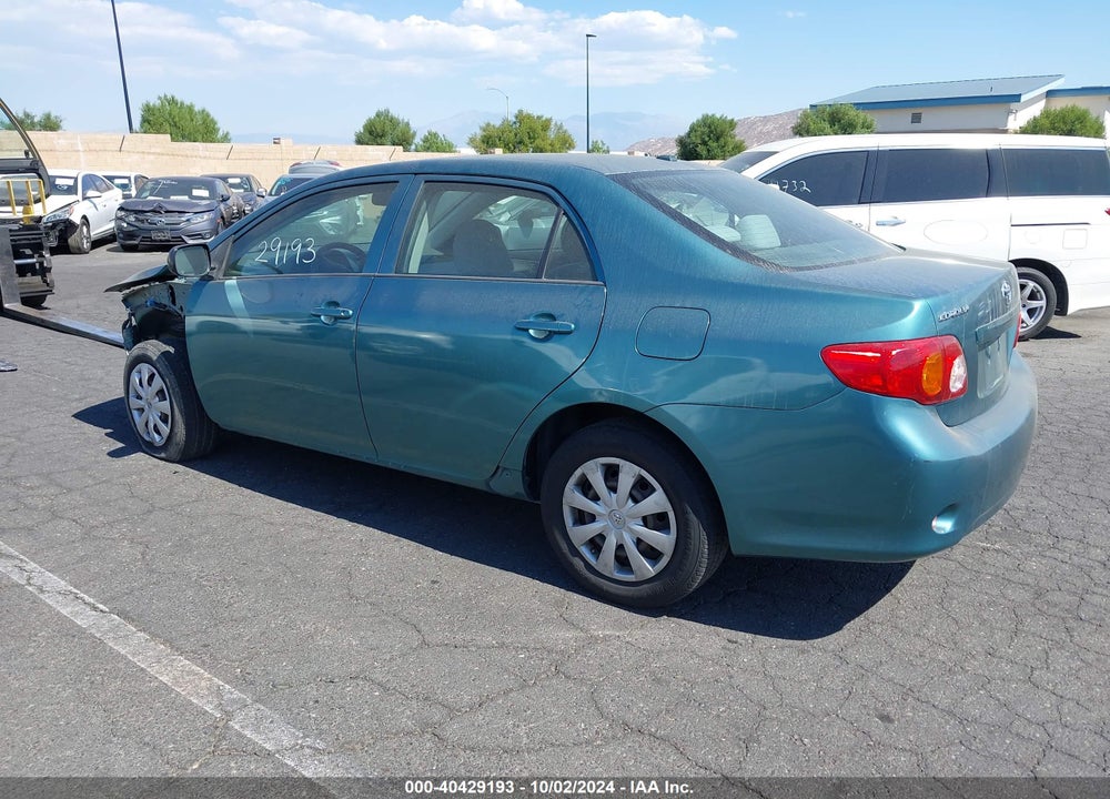 2009 TOYOTA COROLLA VIN: JTDBL40E499094122