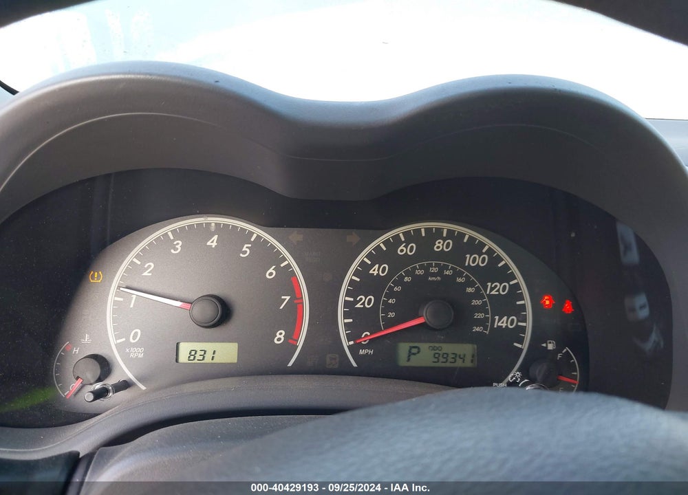 2009 TOYOTA COROLLA VIN: JTDBL40E499094122