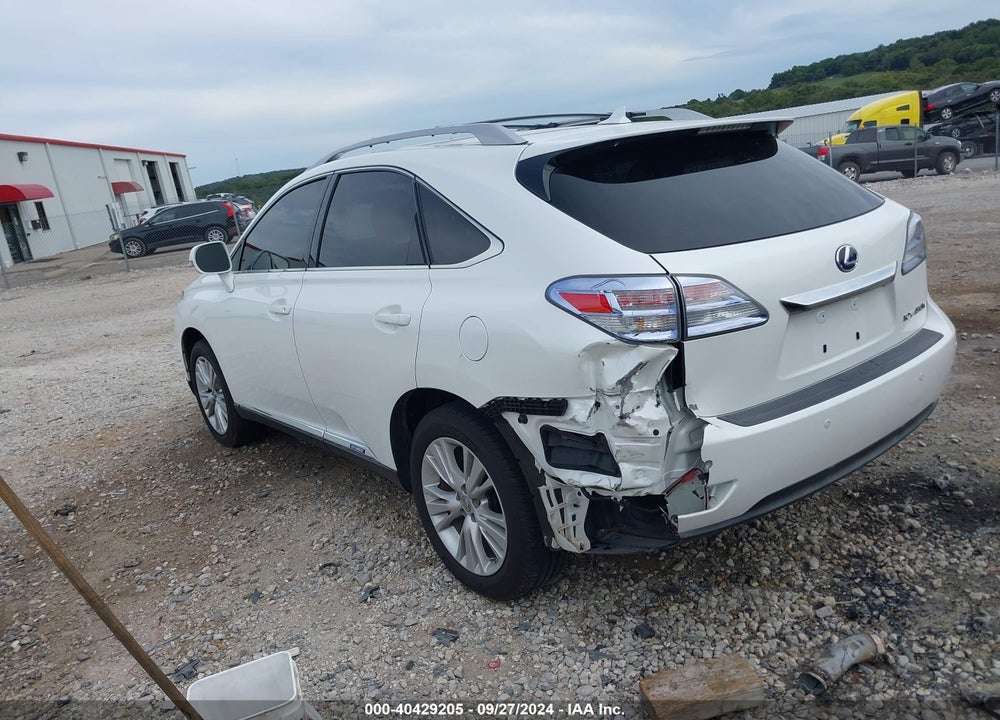 2011 LEXUS RX 450H VIN: JTJBC1BA1B2418552