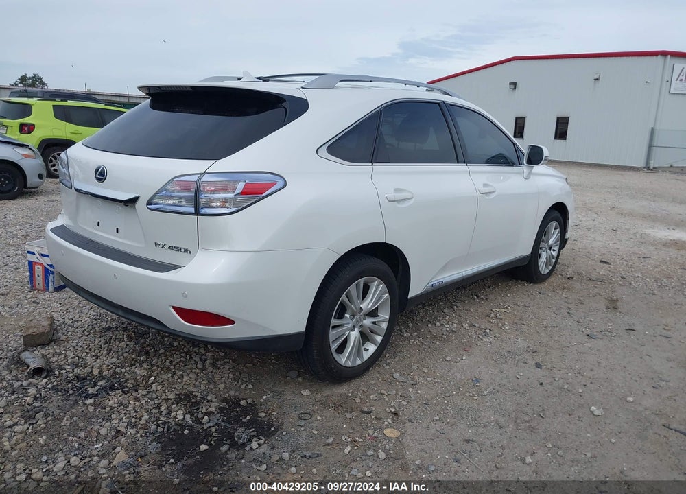 2011 LEXUS RX 450H VIN: JTJBC1BA1B2418552