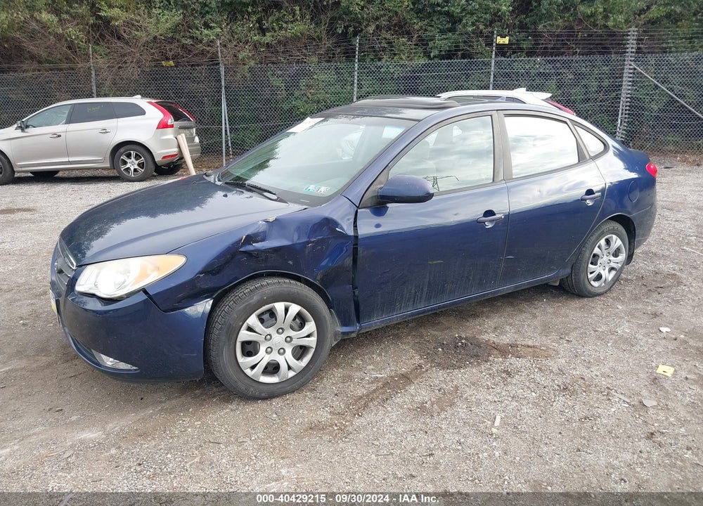 2009 HYUNDAI ELANTRA GLS VIN: KMHDU46D99U770335