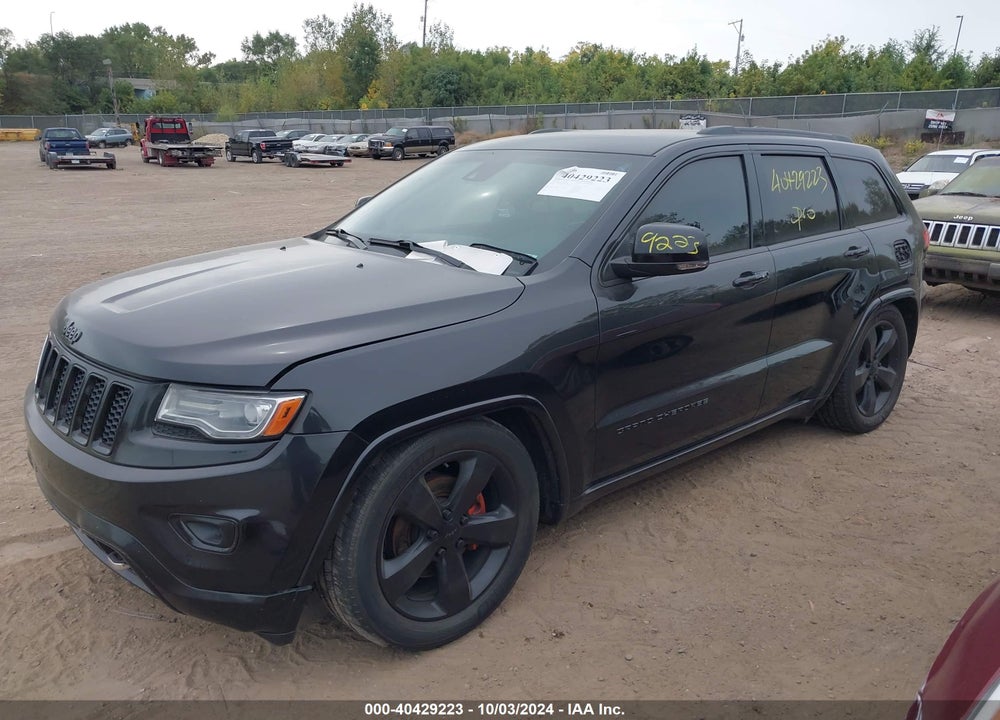 2014 CHEROKEE JEEP GRAND  OVERLAND VIN: 1C4RJFCG0EC172096