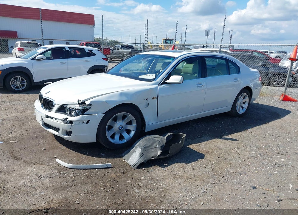 2008 BMW 750LI VIN: WBAHN83538DT78258