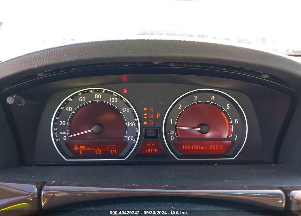 2008 BMW 750LI VIN: WBAHN83538DT78258