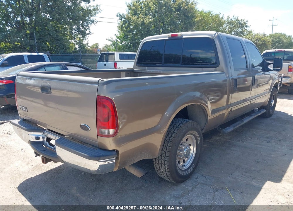 2002 FORD F-250 VIN: 1FTNW20F62EA26421