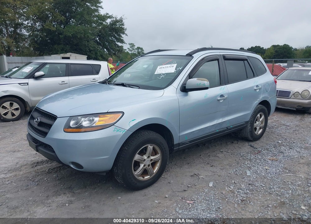 2008 HYUNDAI SANTA FE GLS VIN: 5NMSG13D48H210203