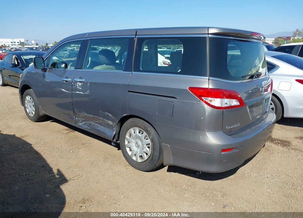 2015 NISSAN QUEST S VIN: JN8AE2KP8F9130452