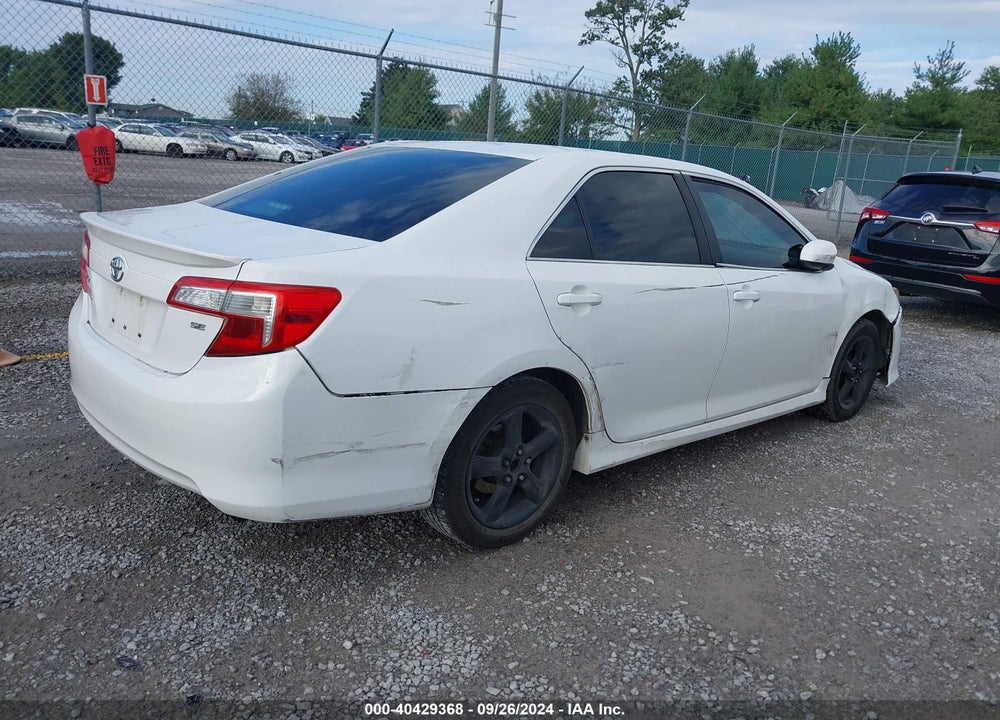 2014 TOYOTA CAMRY SE VIN: 4T1BF1FK6EU334714