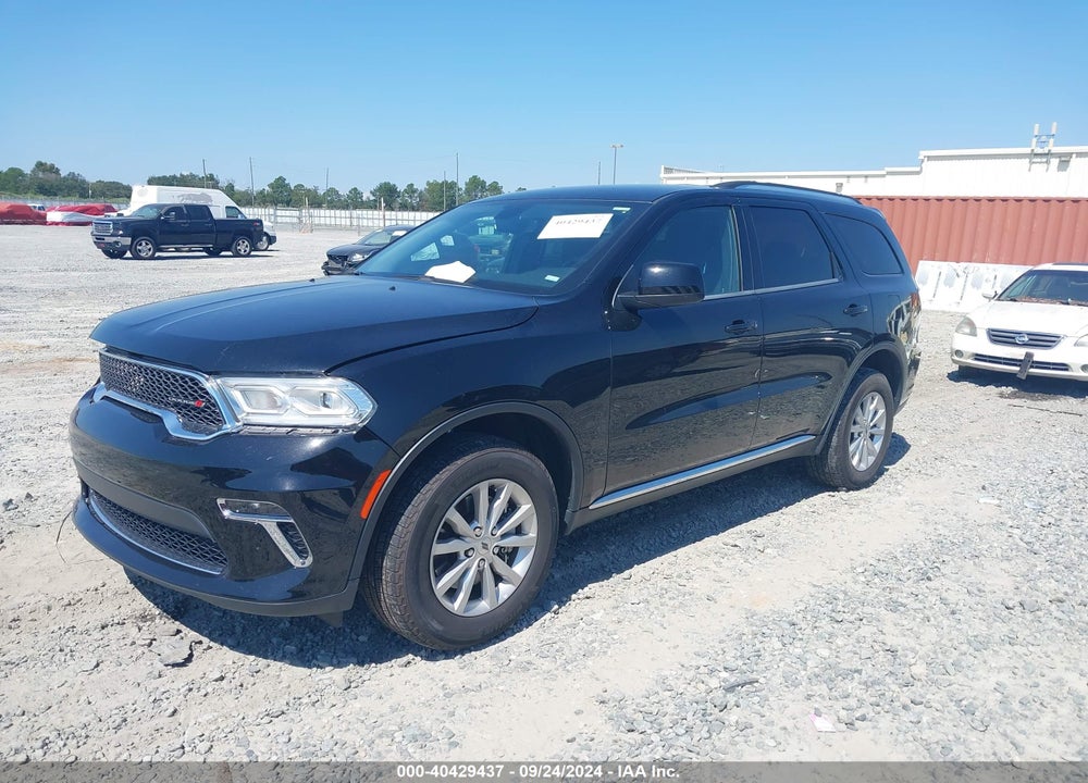 2022 DODGE DURANGO SXT AWD VIN: 1C4RDJAG6NC227812