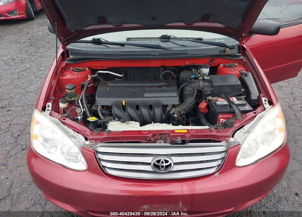 2004 TOYOTA COROLLA LE VIN: 2T1BR32E34C232225