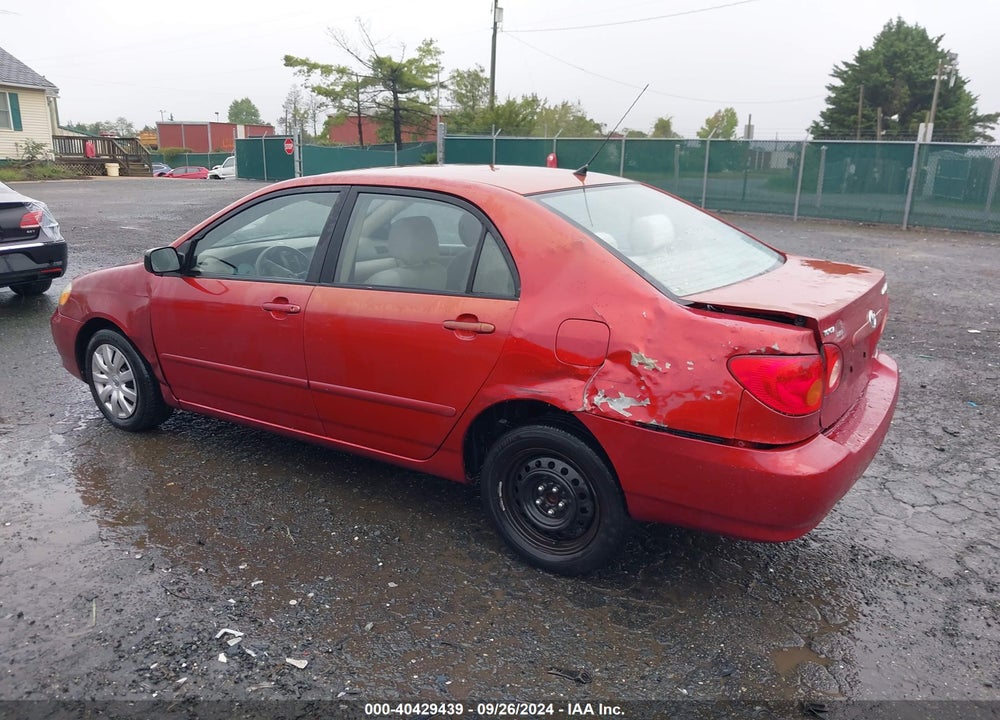 2004 TOYOTA COROLLA LE VIN: 2T1BR32E34C232225