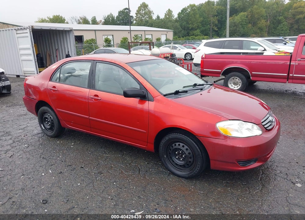 2004 TOYOTA COROLLA LE VIN: 2T1BR32E34C232225
