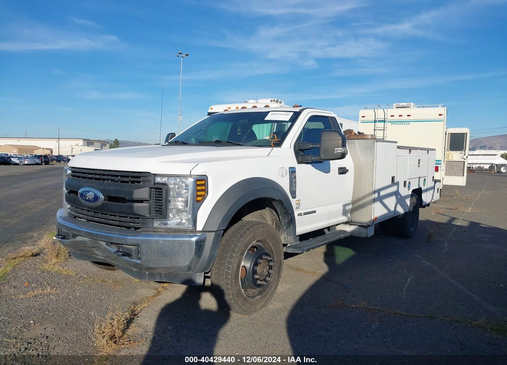 2019 FORD F-550 CHASSIS XL VIN: 1FDUF5GT4KDA12351