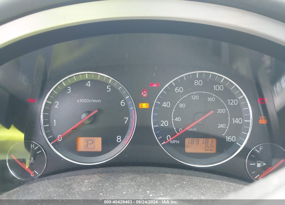 2005 INFINITI FX35 VIN: JNRAS08UX5X100403