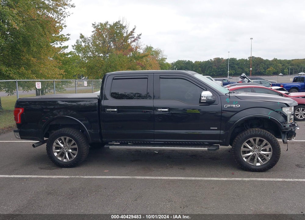 2015 FORD F-150 LARIAT VIN: 1FTEW1EG1FKE55789