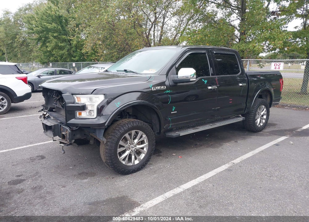 2015 FORD F-150 LARIAT VIN: 1FTEW1EG1FKE55789