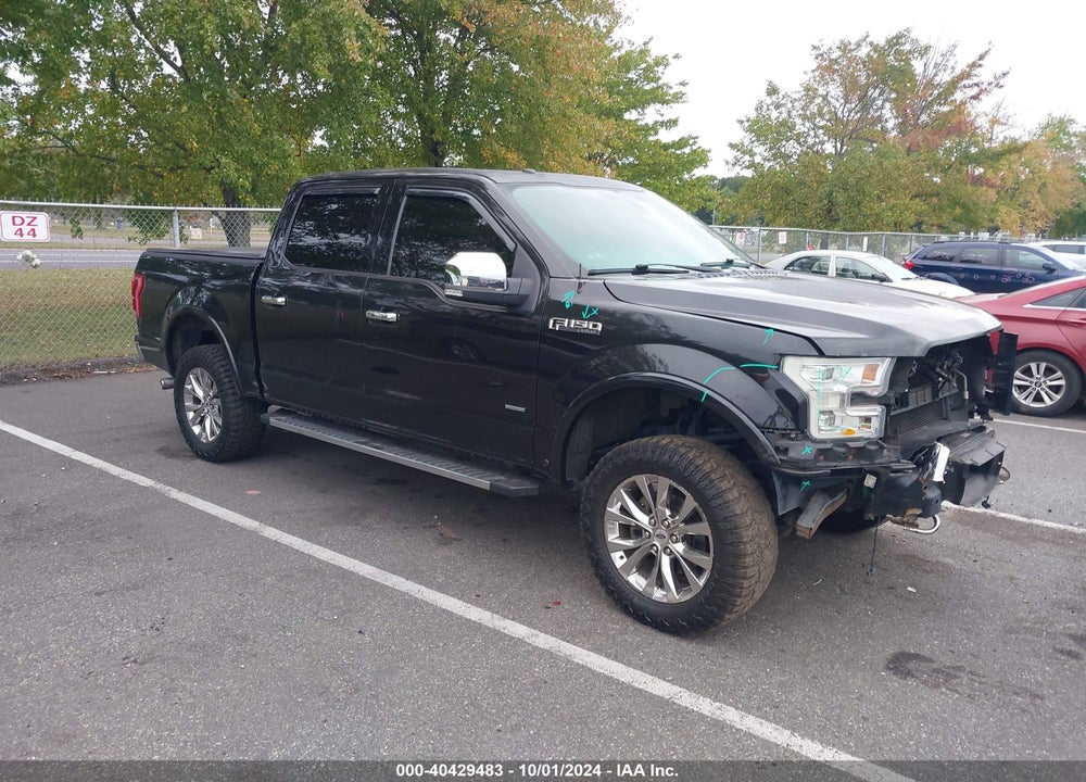 2015 FORD F-150 LARIAT VIN: 1FTEW1EG1FKE55789