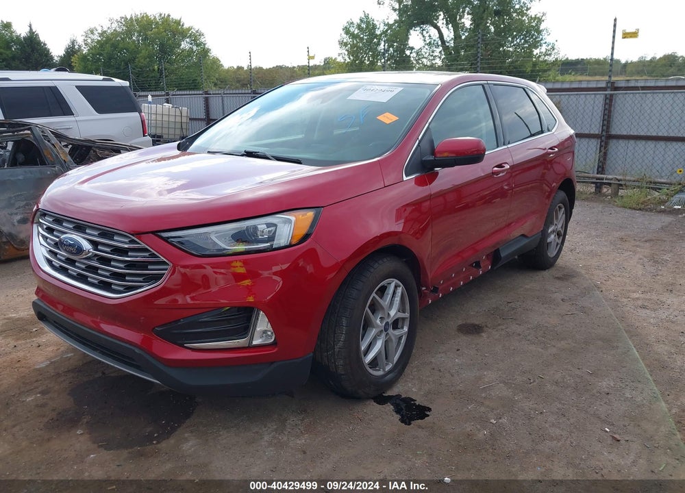 2022 FORD EDGE SEL VIN: 2FMPK4J92NBA15081