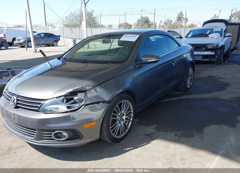 2012 VOLKSWAGEN EOS KOMFORT VIN: WVWBW7AH6CV007076