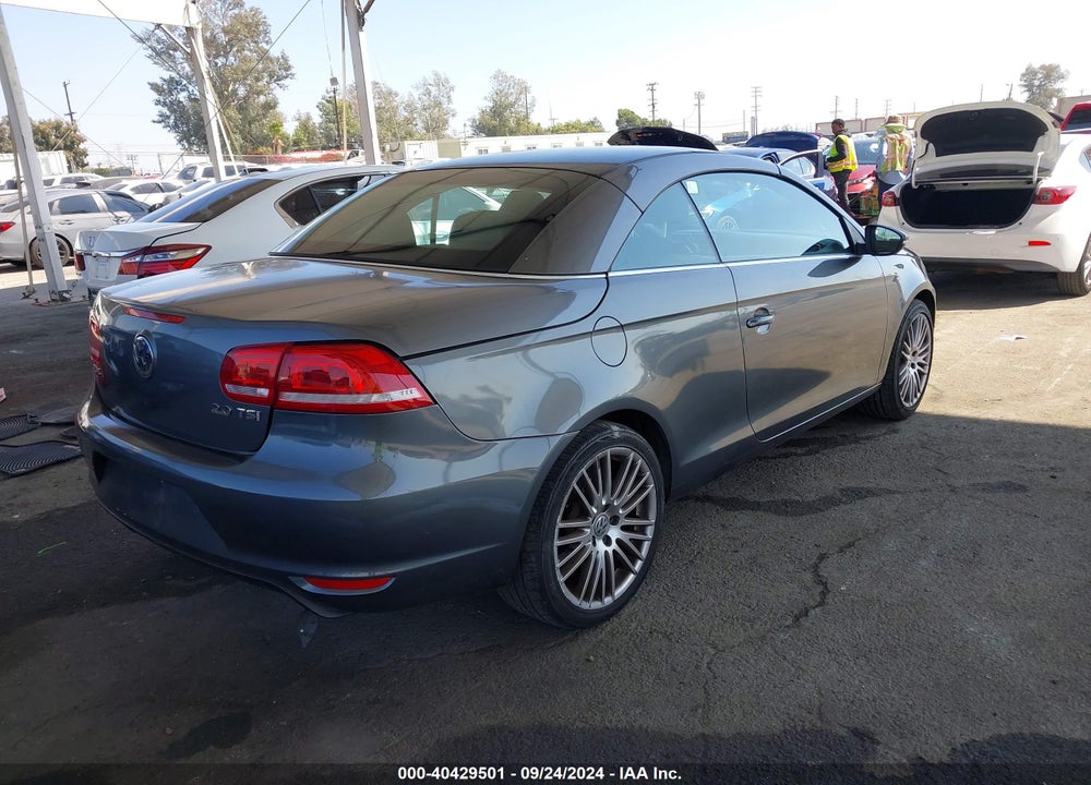 2012 VOLKSWAGEN EOS KOMFORT VIN: WVWBW7AH6CV007076