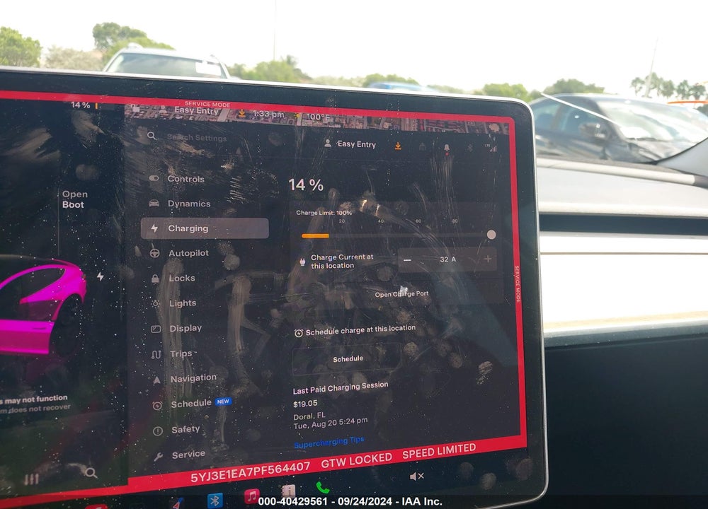 2023 TESLA MODEL 3 REAR-WHEEL DRIVE VIN: 5YJ3E1EA7PF564407