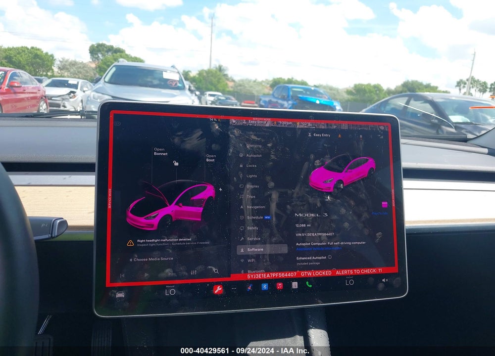 2023 TESLA MODEL 3 REAR-WHEEL DRIVE VIN: 5YJ3E1EA7PF564407
