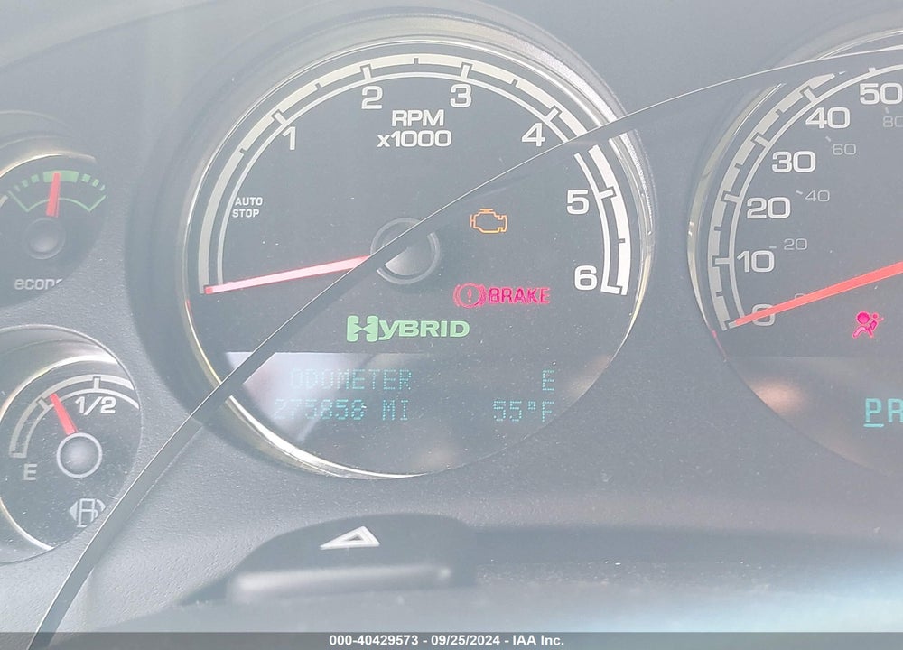 2009 GMC YUKON HYBRID VIN: 1GKFC13599R130144