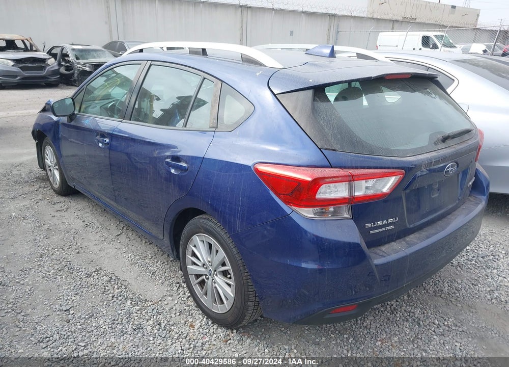 2017 SUBARU IMPREZA 2.0I PREMIUM VIN: 4S3GTAD67H3734607
