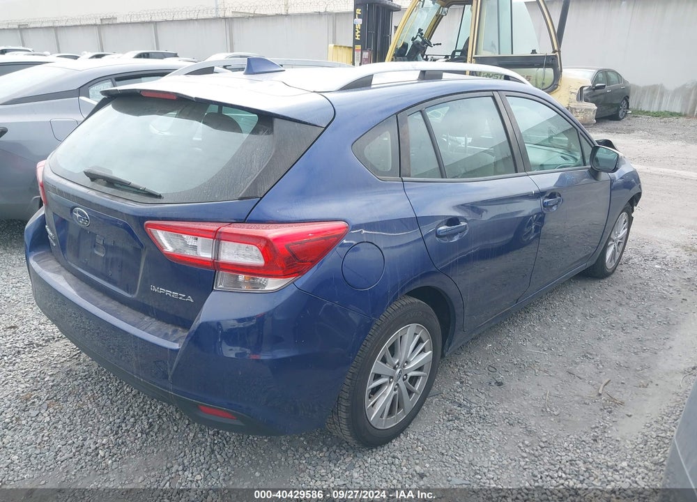 2017 SUBARU IMPREZA 2.0I PREMIUM VIN: 4S3GTAD67H3734607