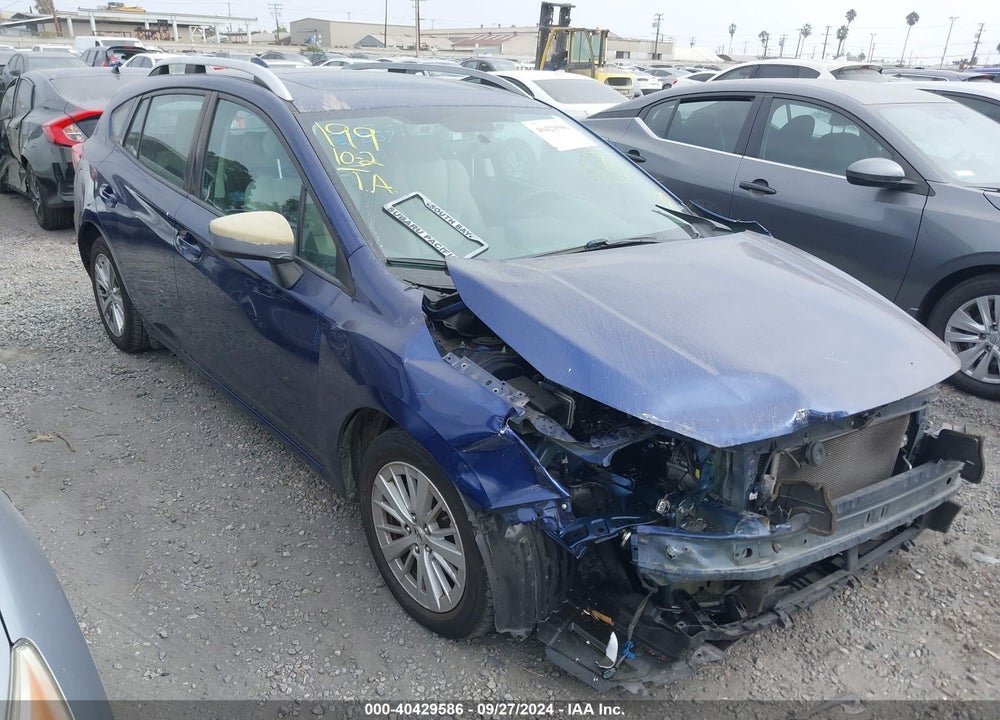 2017 SUBARU IMPREZA 2.0I PREMIUM VIN: 4S3GTAD67H3734607