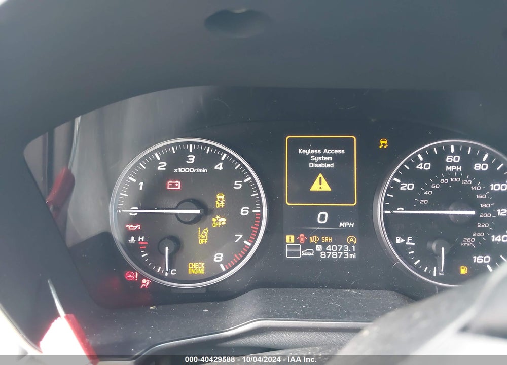 2020 SUBARU OUTBACK LIMITED VIN: 4S4BTANC3L3224421