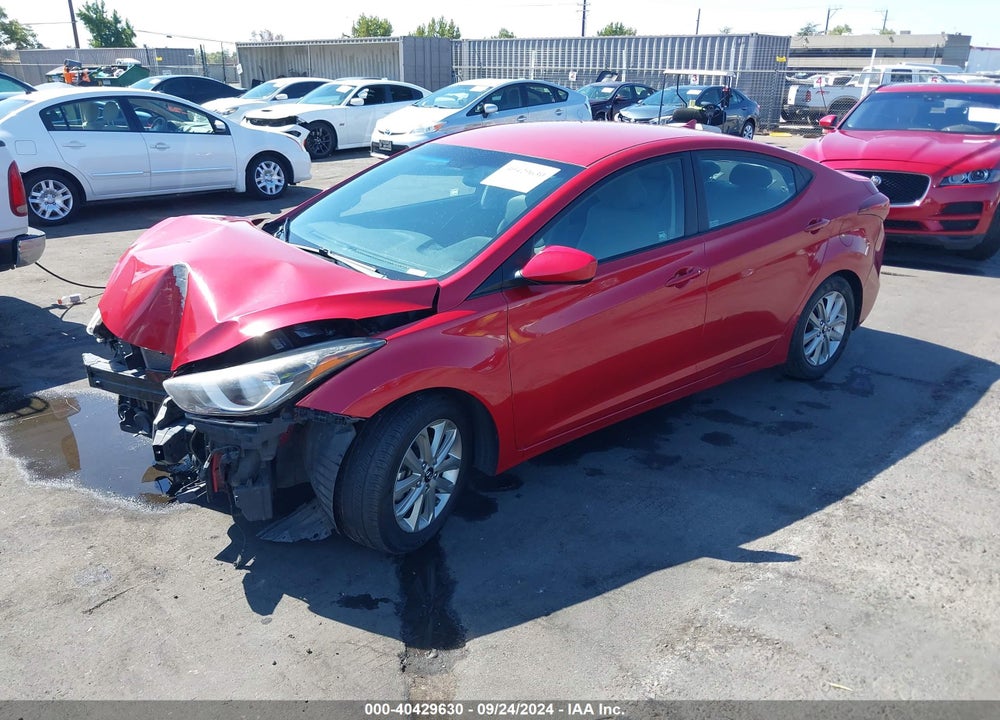 2014 HYUNDAI ELANTRA SE VIN: KMHDH4AE1EU180001
