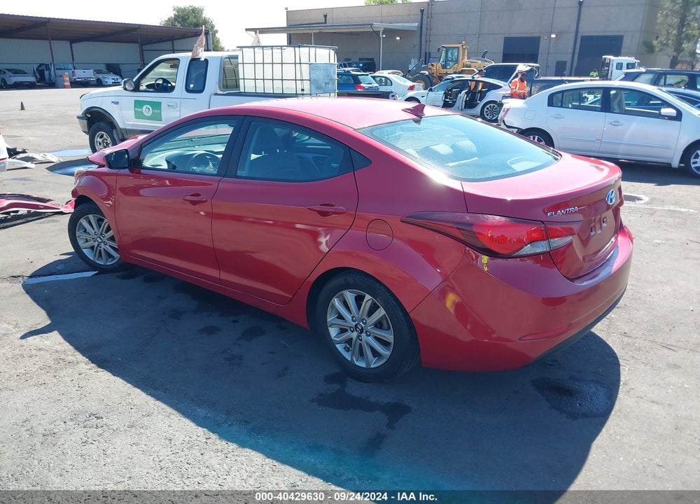 2014 HYUNDAI ELANTRA SE VIN: KMHDH4AE1EU180001