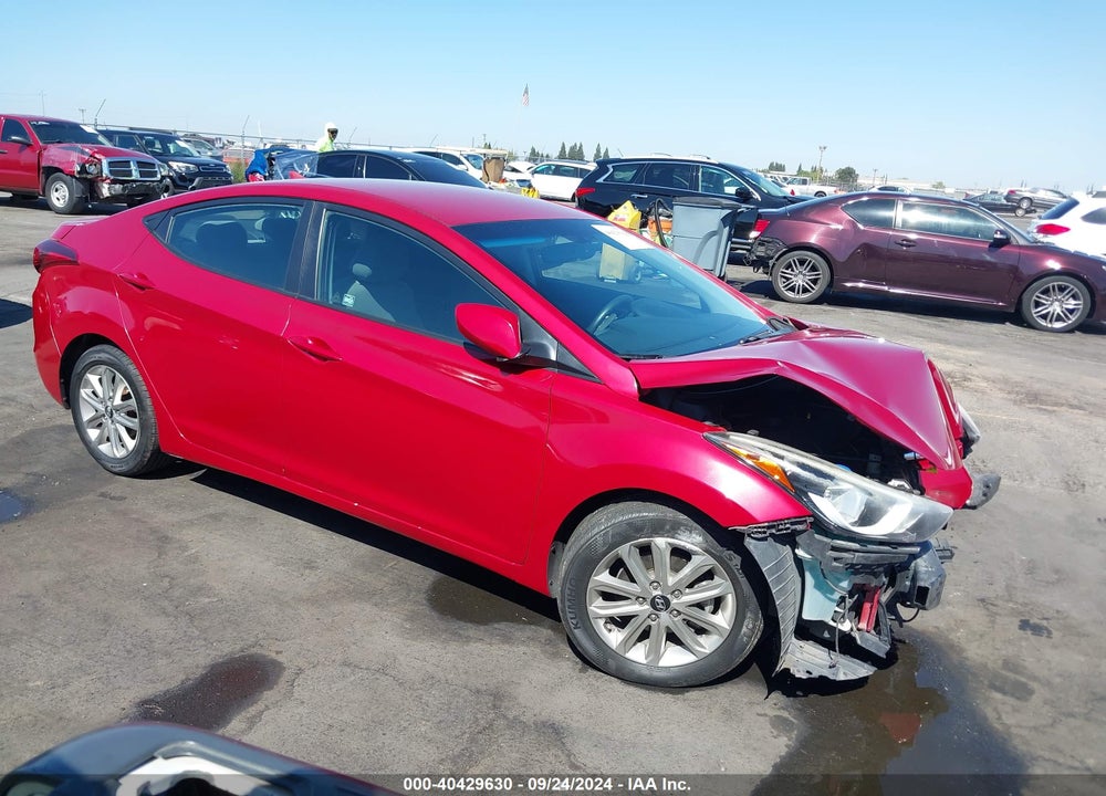 2014 HYUNDAI ELANTRA SE VIN: KMHDH4AE1EU180001