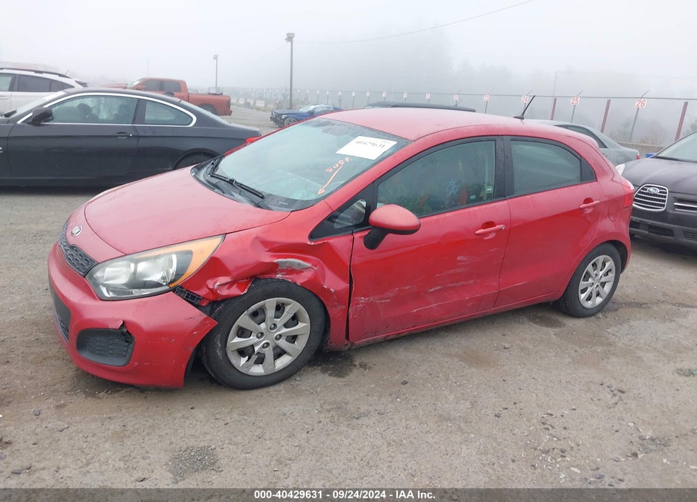 2013 KIA RIO LX VIN: KNADM5A34D6170986