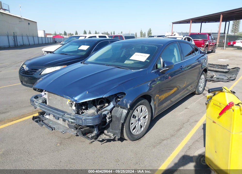 2019 FORD FUSION S VIN: 3FA6P0G77KR216400