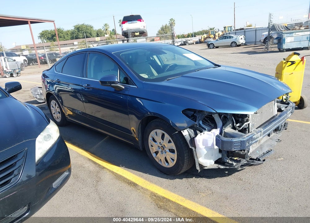 2019 FORD FUSION S VIN: 3FA6P0G77KR216400