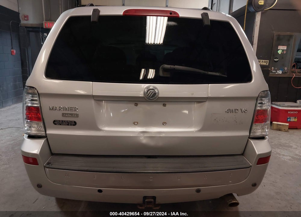 2008 MERCURY MARINER PREMIER VIN: 4M2CU97158KJ49499