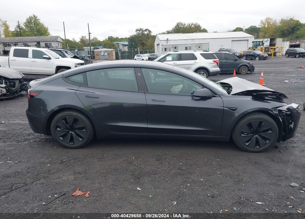 2024 TESLA MODEL 3 LONG RANGE DUAL MOTOR ALL-WHEEL DRIVE VIN: 5YJ3E1EB7RF842296